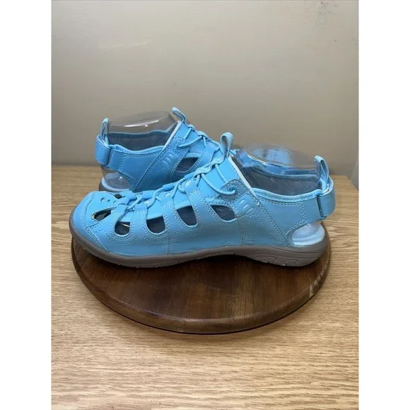 LL Bean Shoes Big Kids Size 6 Turquoise Hiking Water Sandals - Picture 7 of 10